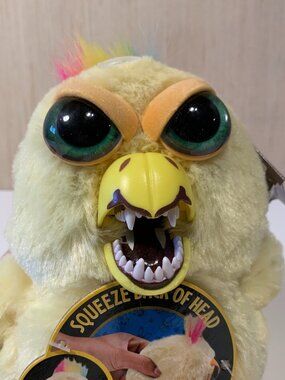 Feisty Pets Treacherous Travis Chick Plush Toy w/ Tags Interactive Angry Cute